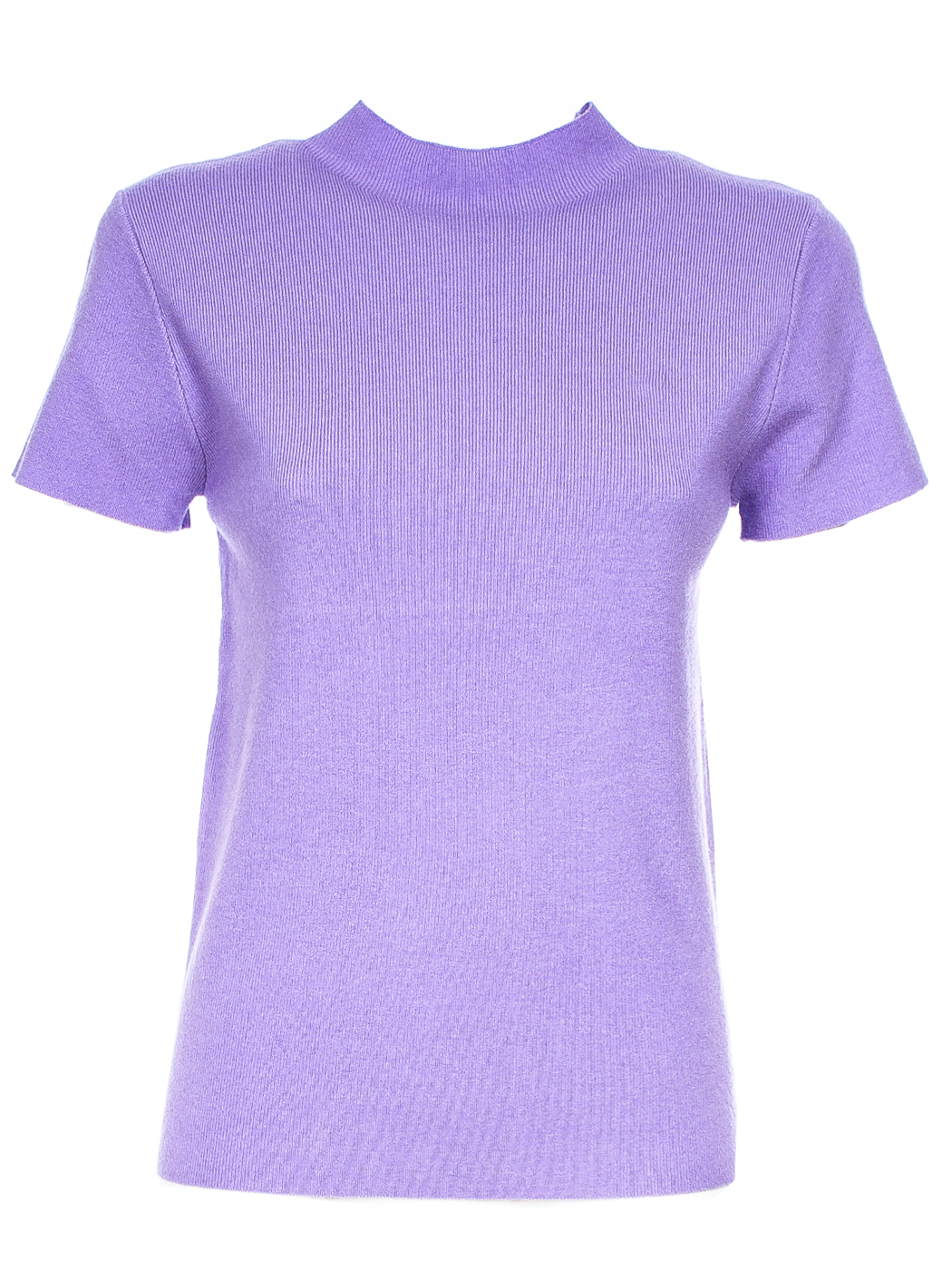 MAGLIA MANICA CORTA, 3 TG, 30% AC 22%NY 20%VI 28%PL, MADE IN PRC    - LILAC